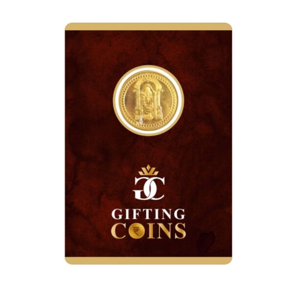 Tirupati Balaji Gold Coin (50 ml)
