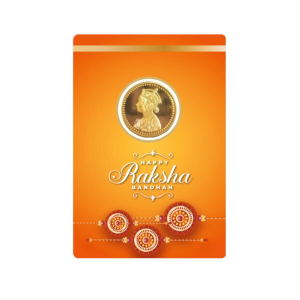 Raksha Bandhan Gold Coin (50 ml)