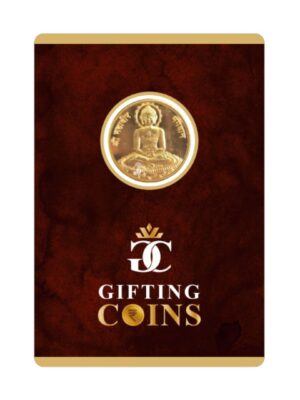 Mahavir Swami Gold Coin (50 ml)