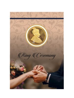 Ring Ceremony Gold Coin (50 ml)